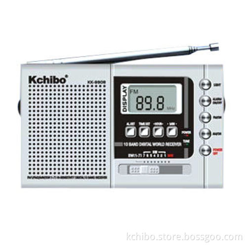 DSP Multiband Radio with Alarm, Nightlight Indicator
